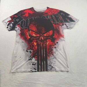 Men's Graphic T-Shirt - Red & Black size XL